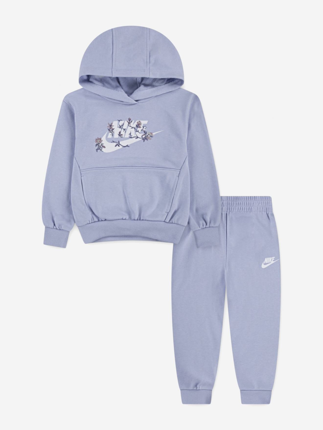 Ensemble Hoodie Jogger Pant Set Light Blue