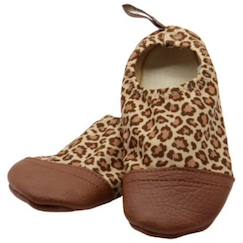 Chaussons tout-terrain les petits léon léopard (pointures 24-26)  - vertbaudet enfant