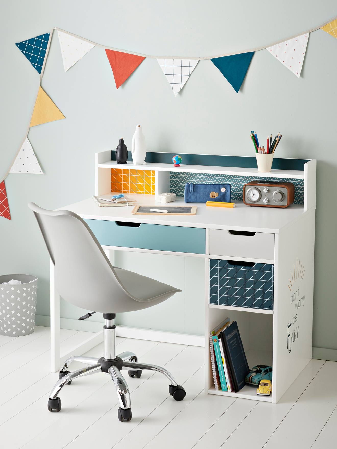 Bureau enfant FUNNY bleu