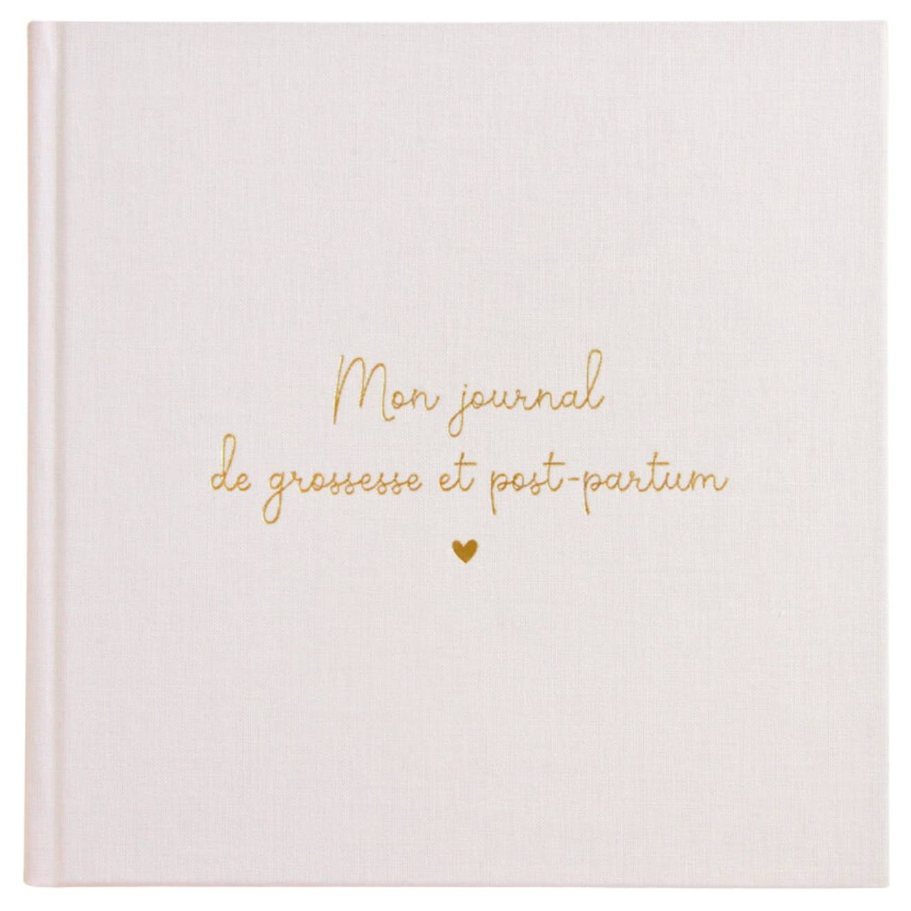 Journal De Grossesse Et Post-partum Beige