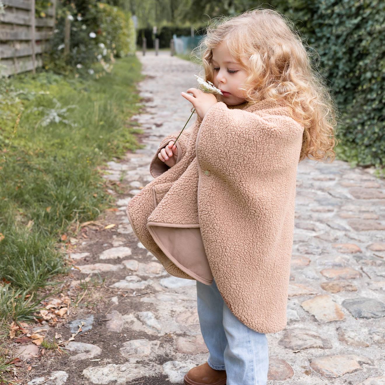 Poncho De Voyage - Teddy Douillet Natural (Bemini) - Image 1