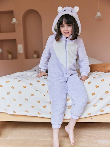 Fille-Surpyjama fille sherpa Kawaii