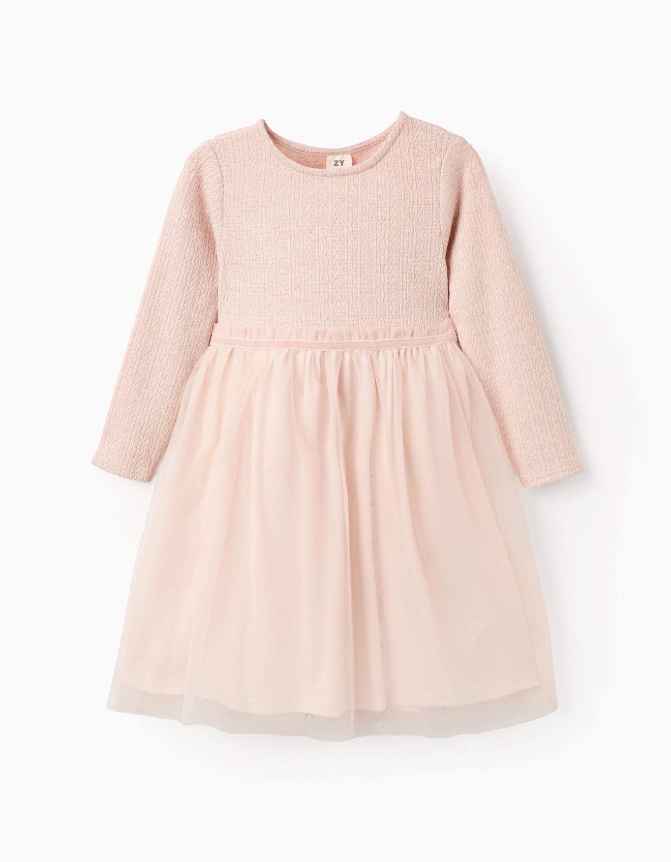Robe Élégant, Léger, En Coton Rose Clair