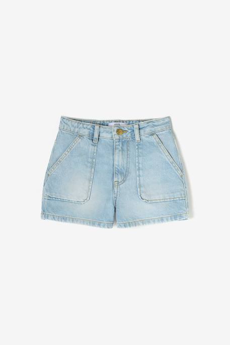Fille-Short en jeans loua