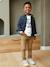 Pantalon slim velours garçon bordeaux+CAMEL 15 - vertbaudet enfant 