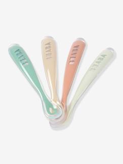 Puériculture-Repas-Vaisselle, coffret repas-Lot de 4 cuillères 1er âge Soft sans BPA