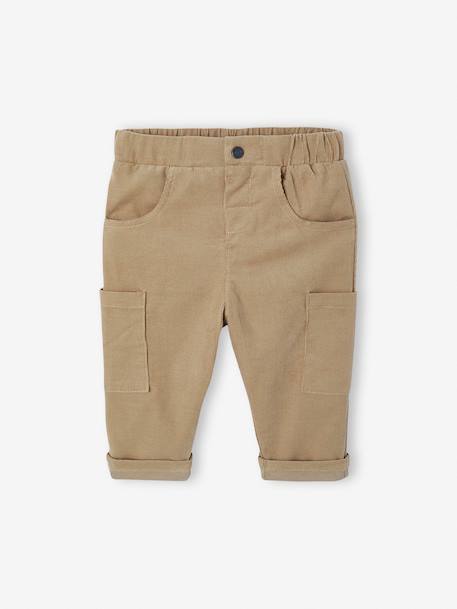 Bébé-Pantalon bébé coupe battle en velours doublé