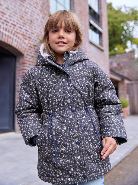 Parka fille à capuche romantique   - vertbaudet enfant