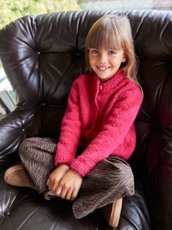 -Gilet fille en bouclettes 