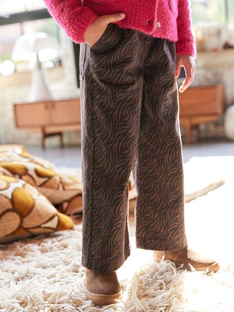 Fille-Pantalon fille large imprimé 