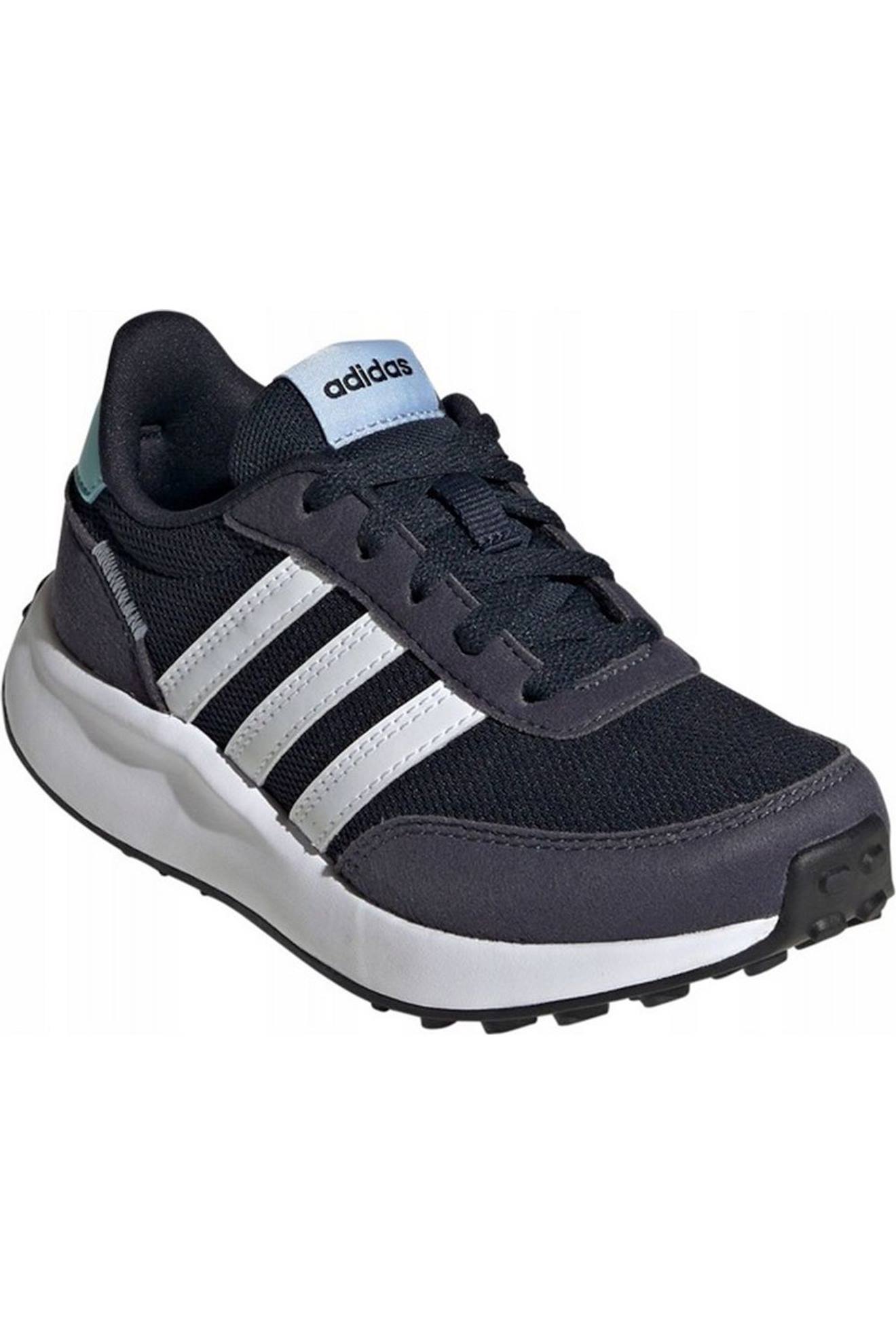 Basket Course À Pied Enfant - 70s Bleu Marine / Blanc