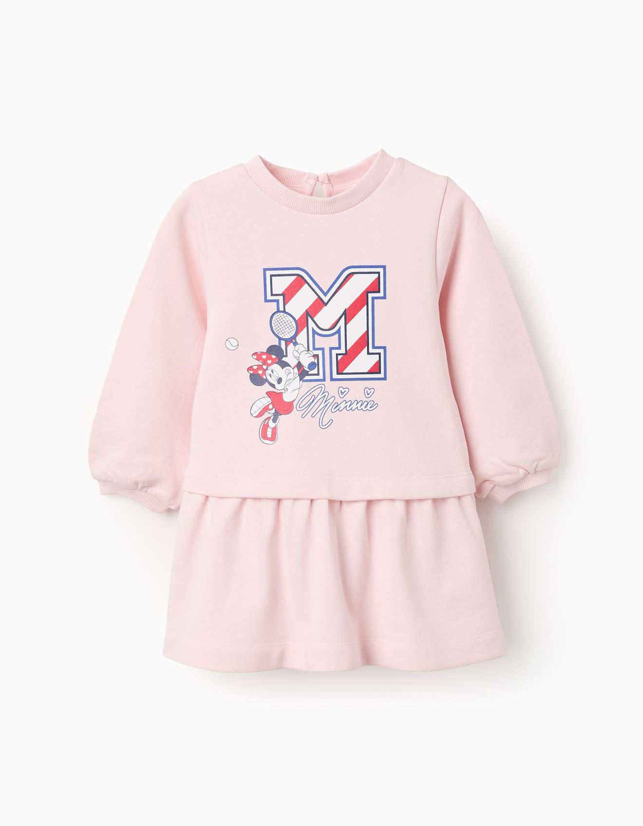 Robe-sweat En Coton Minnie Rose Clair