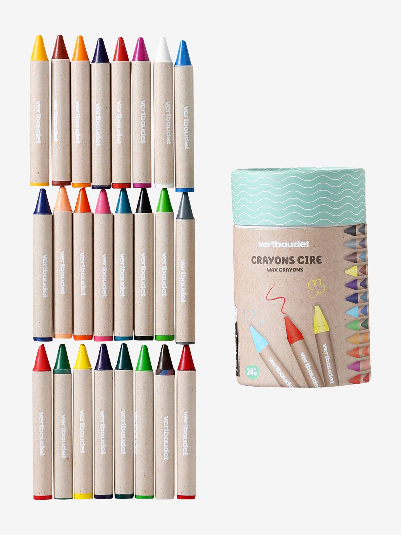 Boite de 24 crayons de cire multicolore