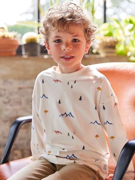 Garçon-T-shirt manches longues imprimé garçon