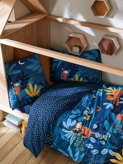 Parure housse de couette enfant et taie d'oreiller JUNGLE NIGHT  - vertbaudet enfant