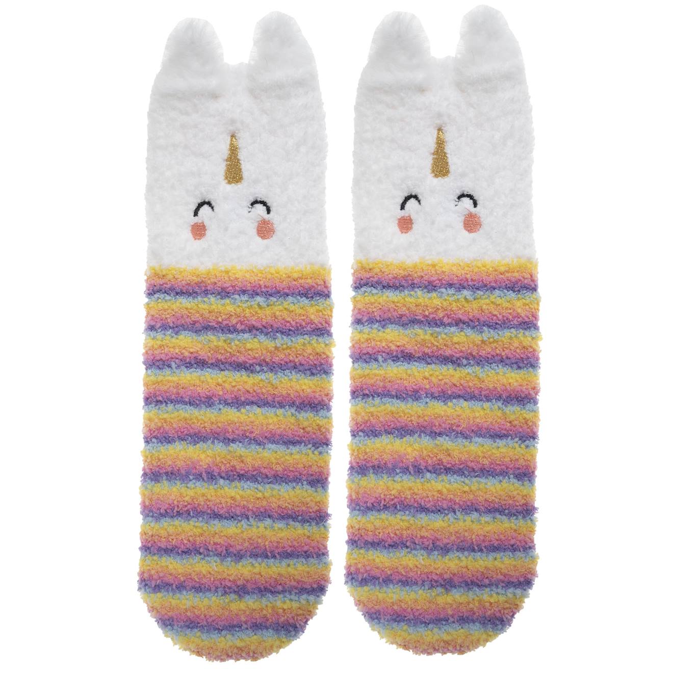 Chaussettes Antidérapantes Fille Multico 5/8ans Multicolor