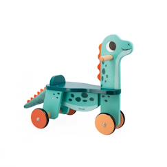 Jouet-Premier âge-Bascules, chariots de marche, trotteurs et porteurs-Porteur dino portosaurus en bois fsc