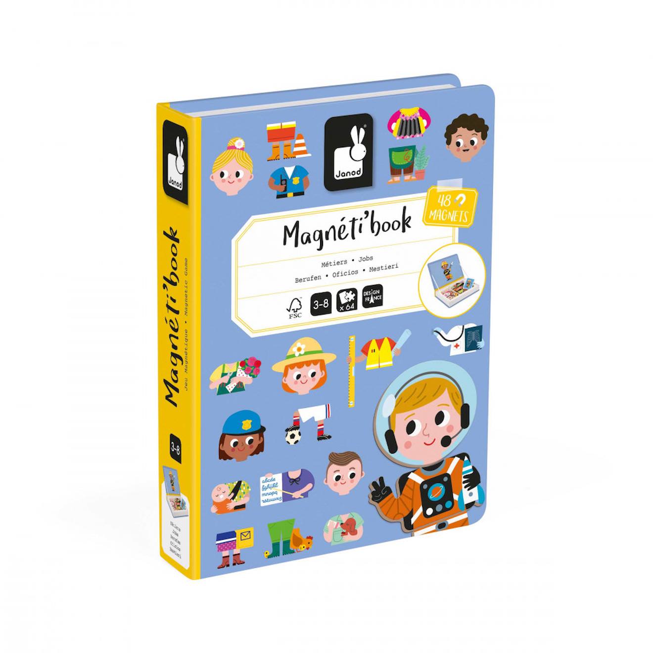 Jeu Magnétique Magneti'book Metiers Multicolore