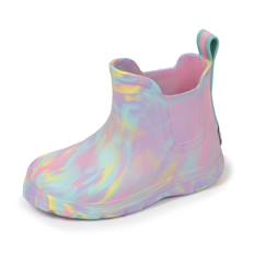 Chaussures-Bottes de pluie basses en caoutchouc confortables résistantes légères