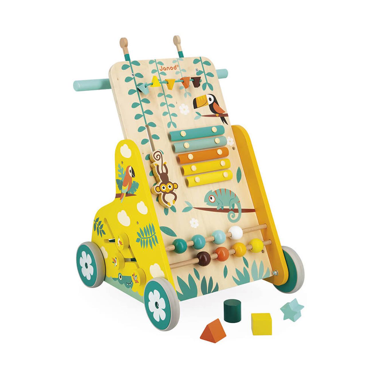 Chariot De Marche En Bois Tropik Multicolore