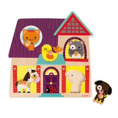 Jouet-Puzzle musical compagnons 5 pièces