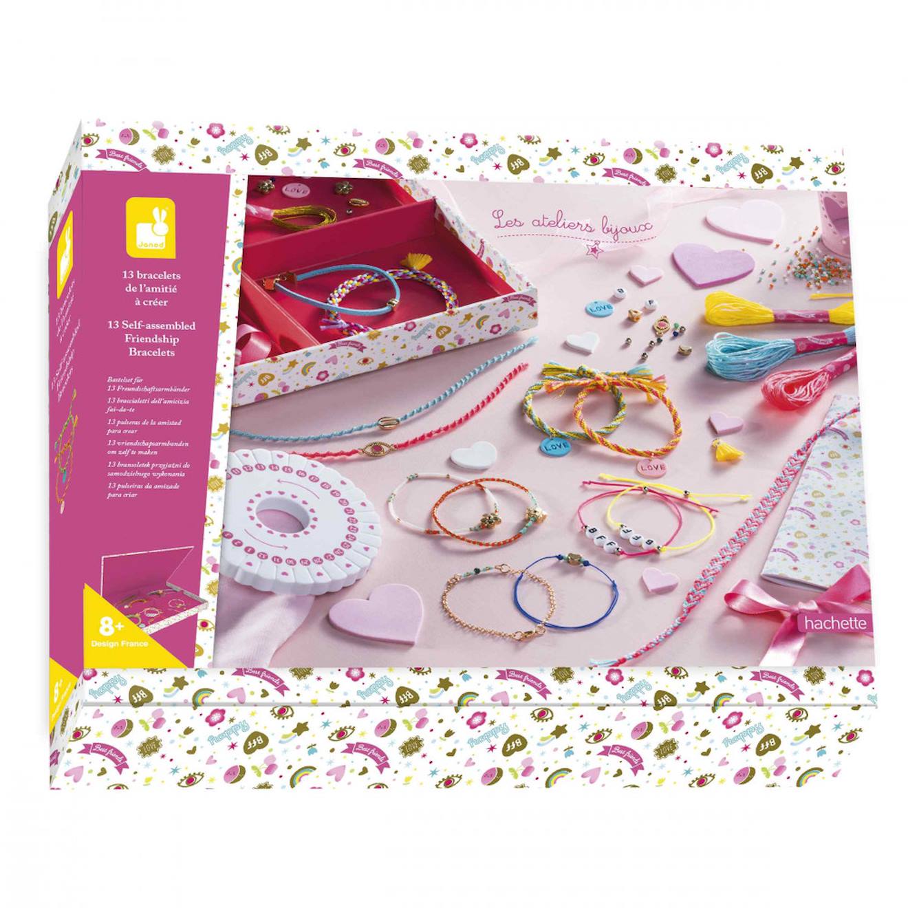 Bracelets De L'amitié À Créer Rose