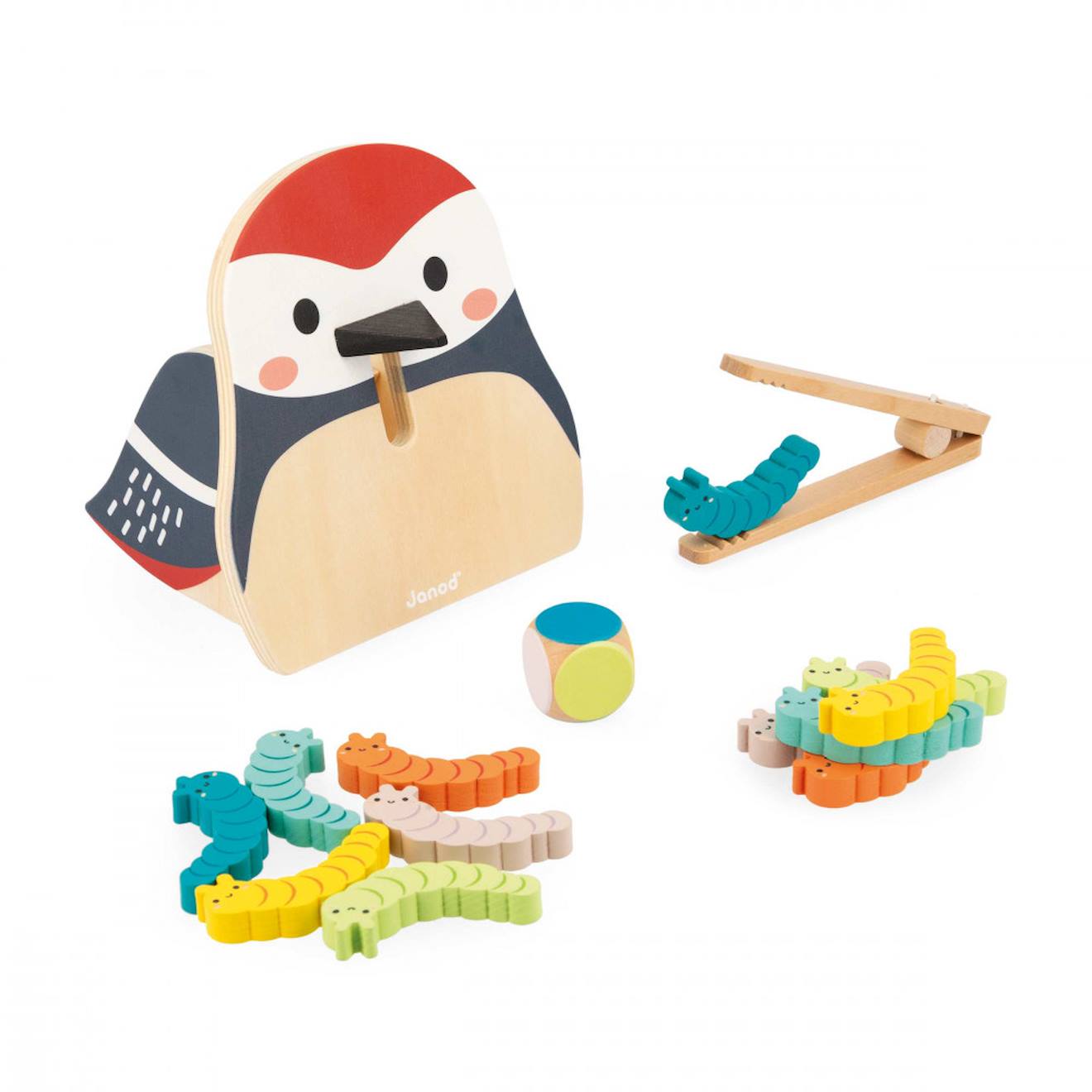 Jeu Pic Pic Et Chenilles Multicolore