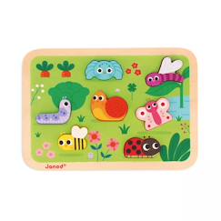 Jouet-Premier âge-Premières manipulations-Puzzle en bois le jardin