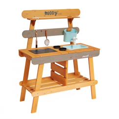 Jouet-Cuisine d'extérieur en bois fsc, muddy lab