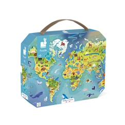 Jouet-Puzzle le monde 100 pièces