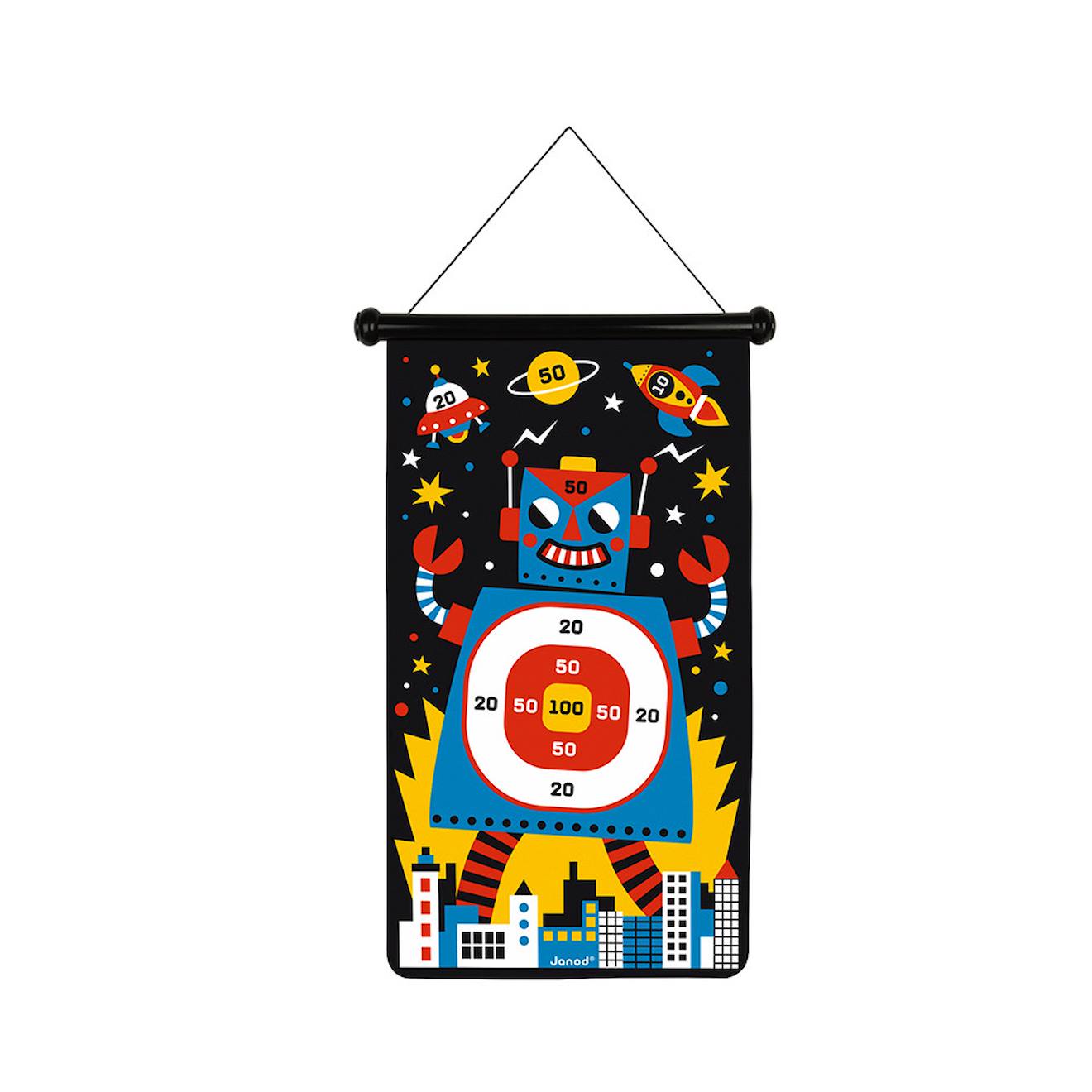 Jeu De Fléchettes Magnétiques Robots Noir