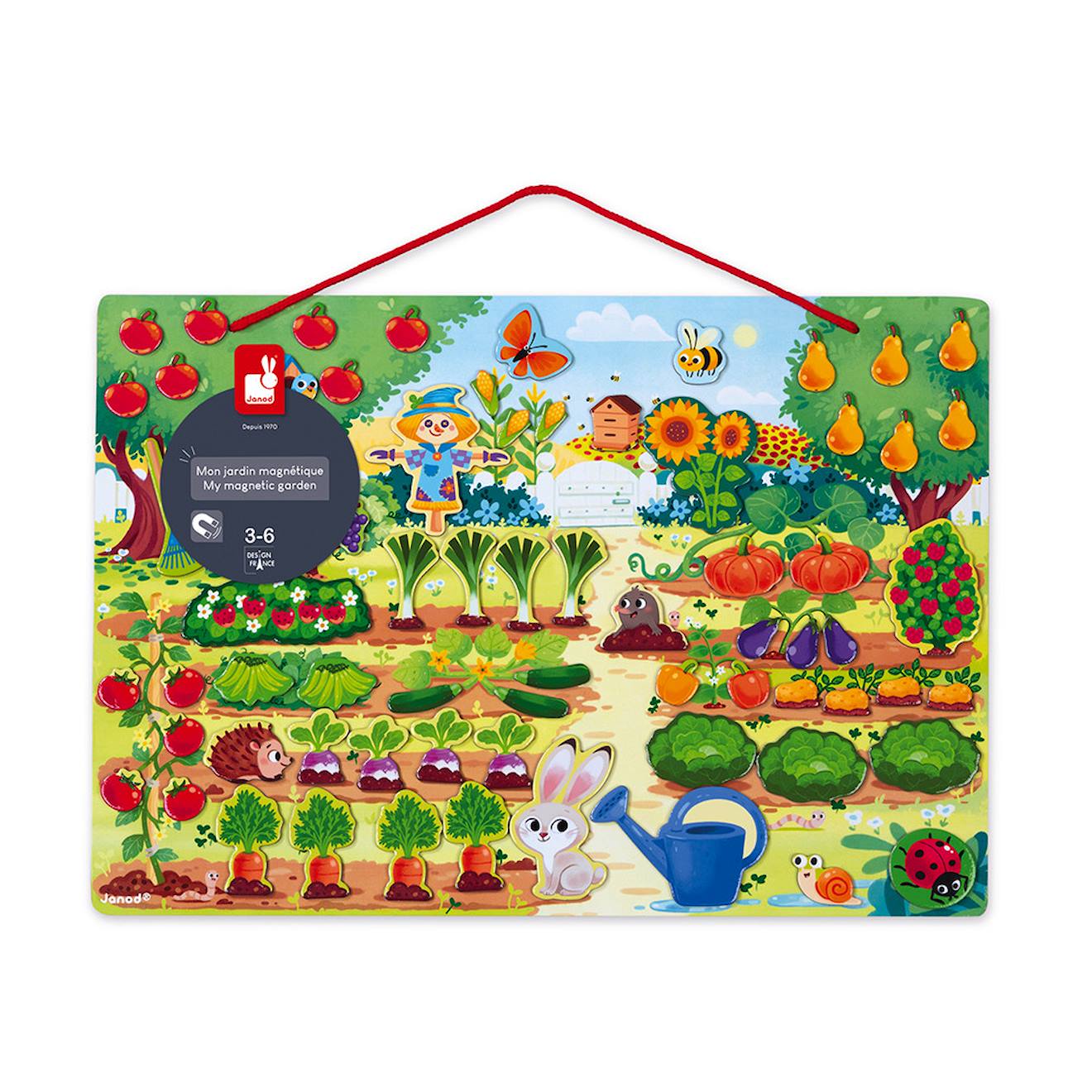 Jeu Éducatif Jardin Magnétique Multicolore