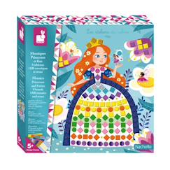 Jouet-Activités artistiques et musicales-Mosaïques princesses et fées