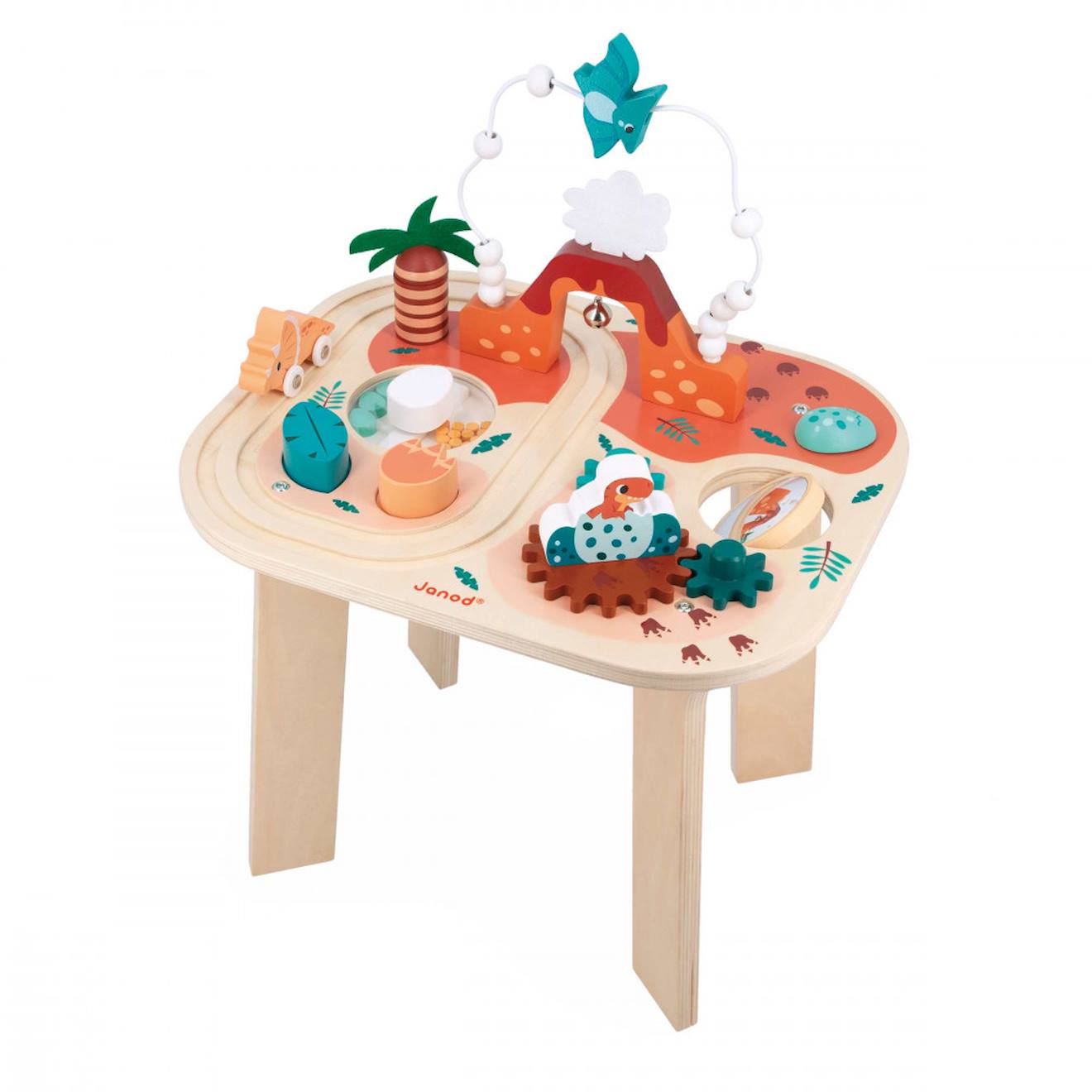 Table D'activites Dino Multicolore