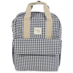 -Sac à dos à langer i love vichy noir