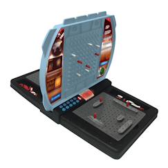 Jouet-Jeu Bataille navale électronique parlante lumineuse (fr/de/it/nl)  1 ou 2 Joueurs, Effets Lumineux sonores, à piles