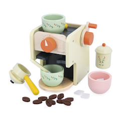 Jouet-Machine à café en bois fsc, 20 accessoires