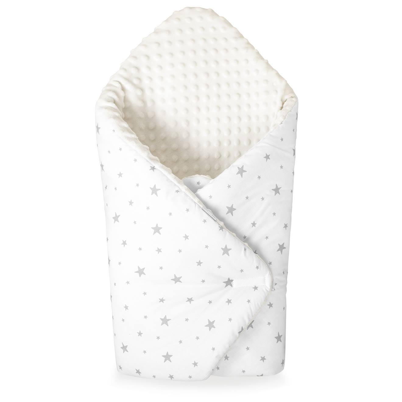 Couverture D'emmaillotage Minky Stella Écru