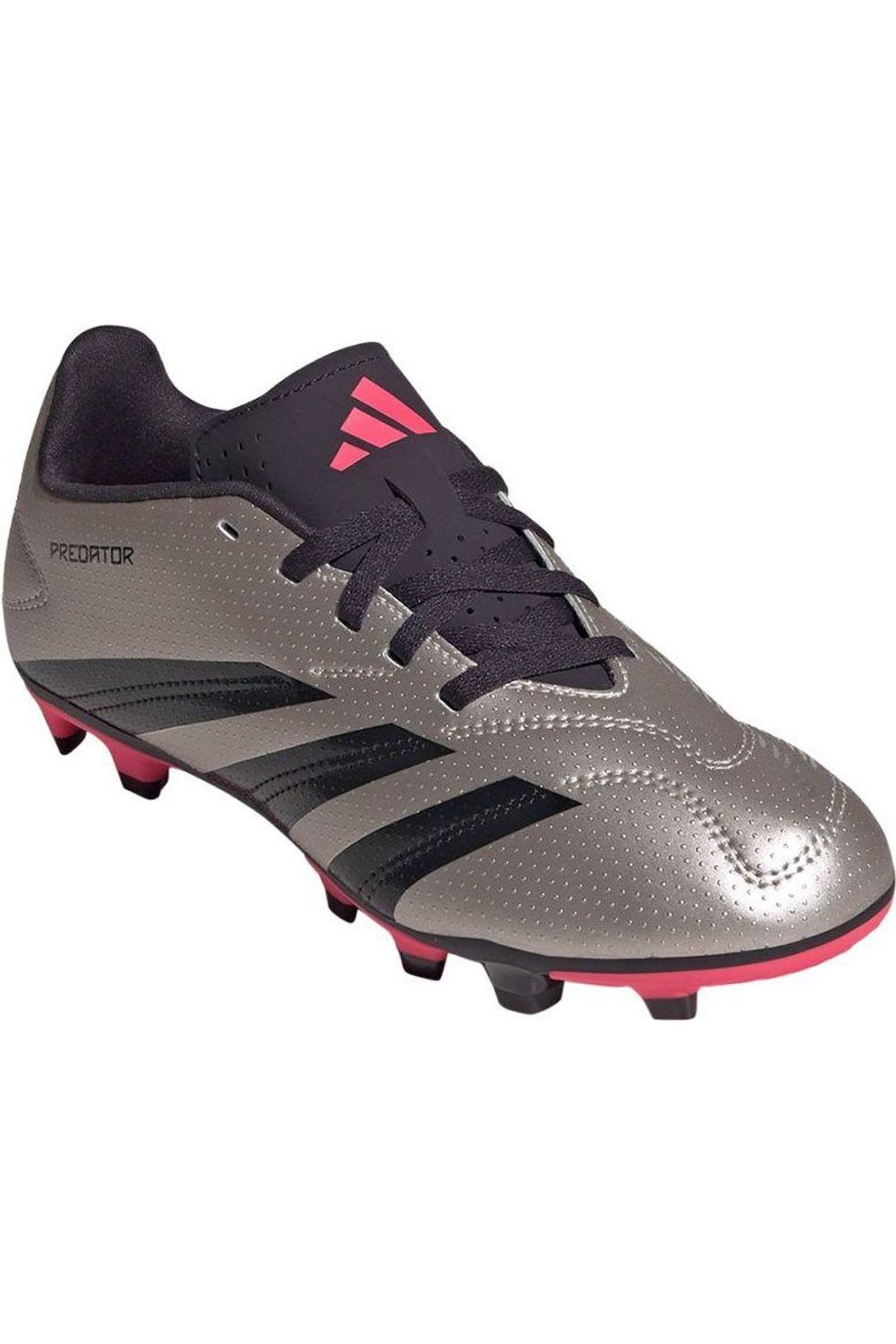 Chaussures De Football Pour Terrain Souple Style Trèfle Predator Argenté