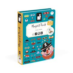 -Magnéti'book crazy faces garçon, 70 magnets