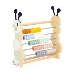 Jouet-Jeux éducatifs-Lire, écrire, compter et heure-Boulier en bois fsc chenille