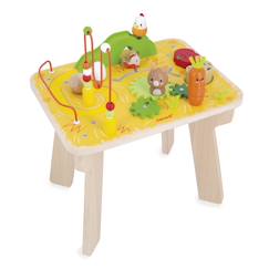 Table d'activités en bois fsc - ferme  - vertbaudet enfant