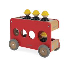 Jouet-Camion de pompiers en bois fsc