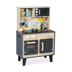Jouet-Grande cuisine en bois mozaïc