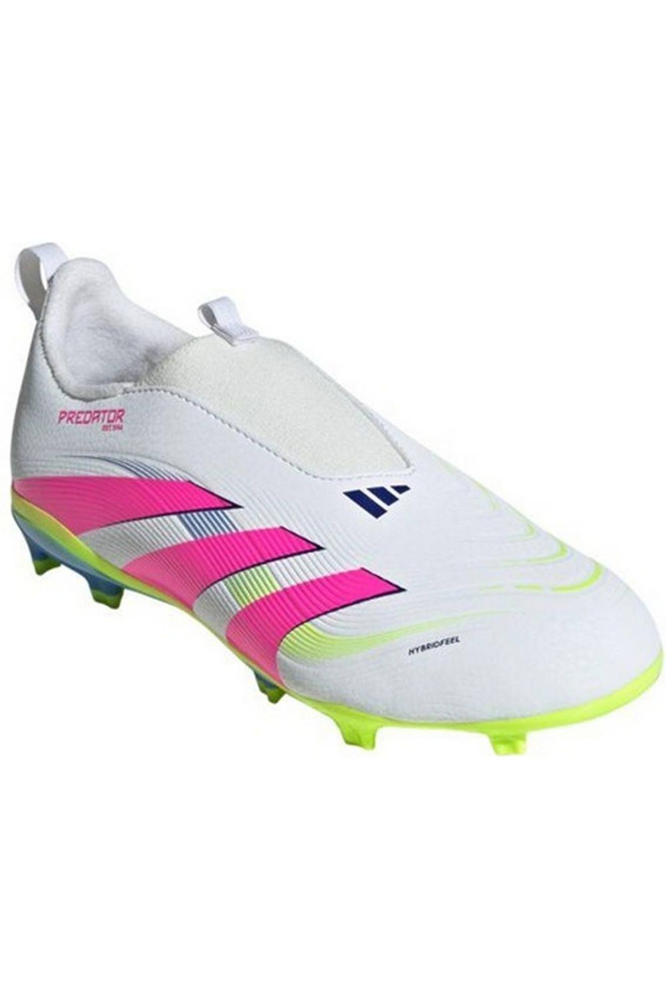 Chaussures De Foot Pour Terrain Ferme Predator League Blanc / Rose