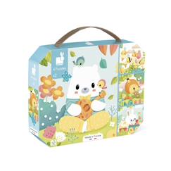Jouet-4 puzzles animaux, 6-9-12-16 pcs