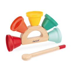 Jouet-Clochettes en métal, 5 sons différents