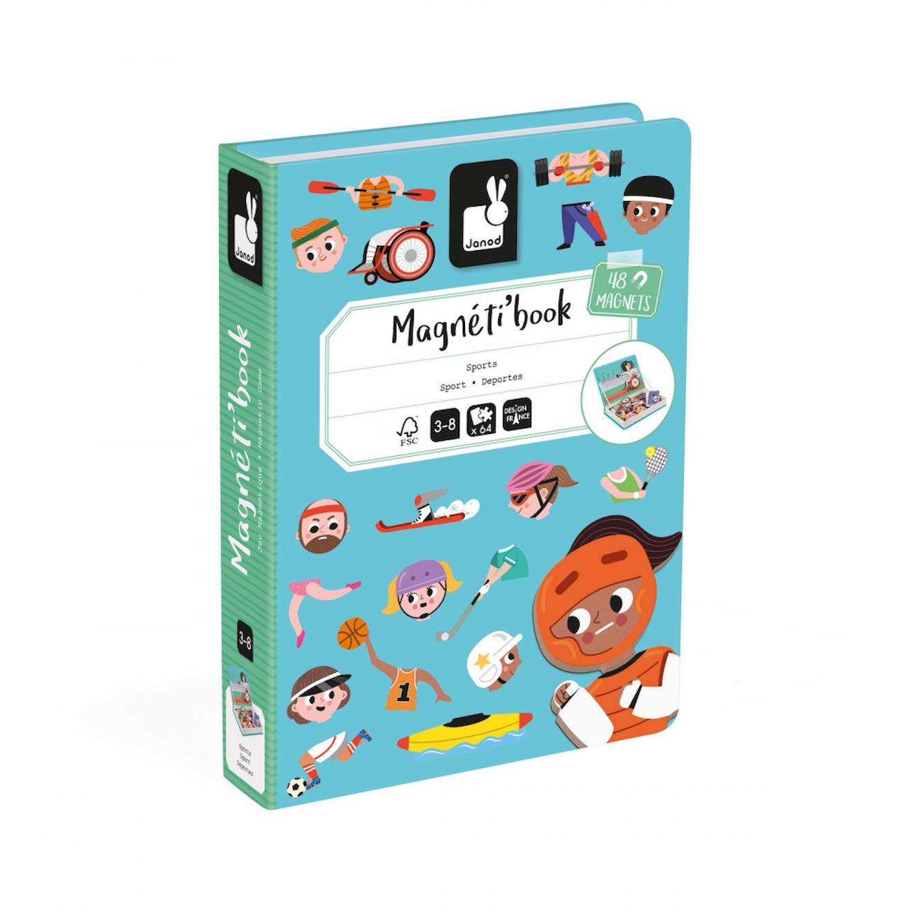 Jeu Magnétique Magneti'book Sports Multicolore