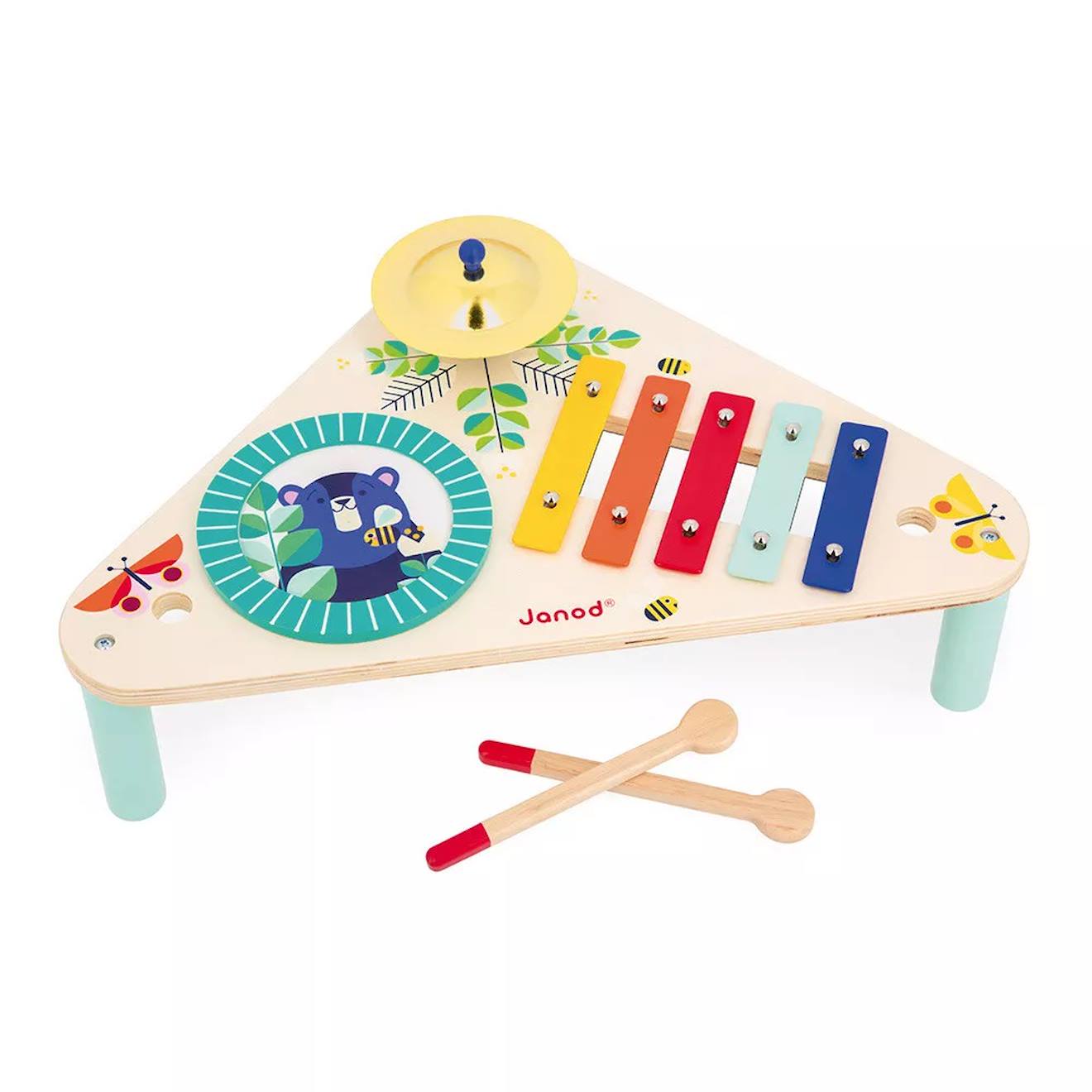 Table Musicale En Bois - Gioia Multicolore Table Musicale En Bois - Gioia Multicolore