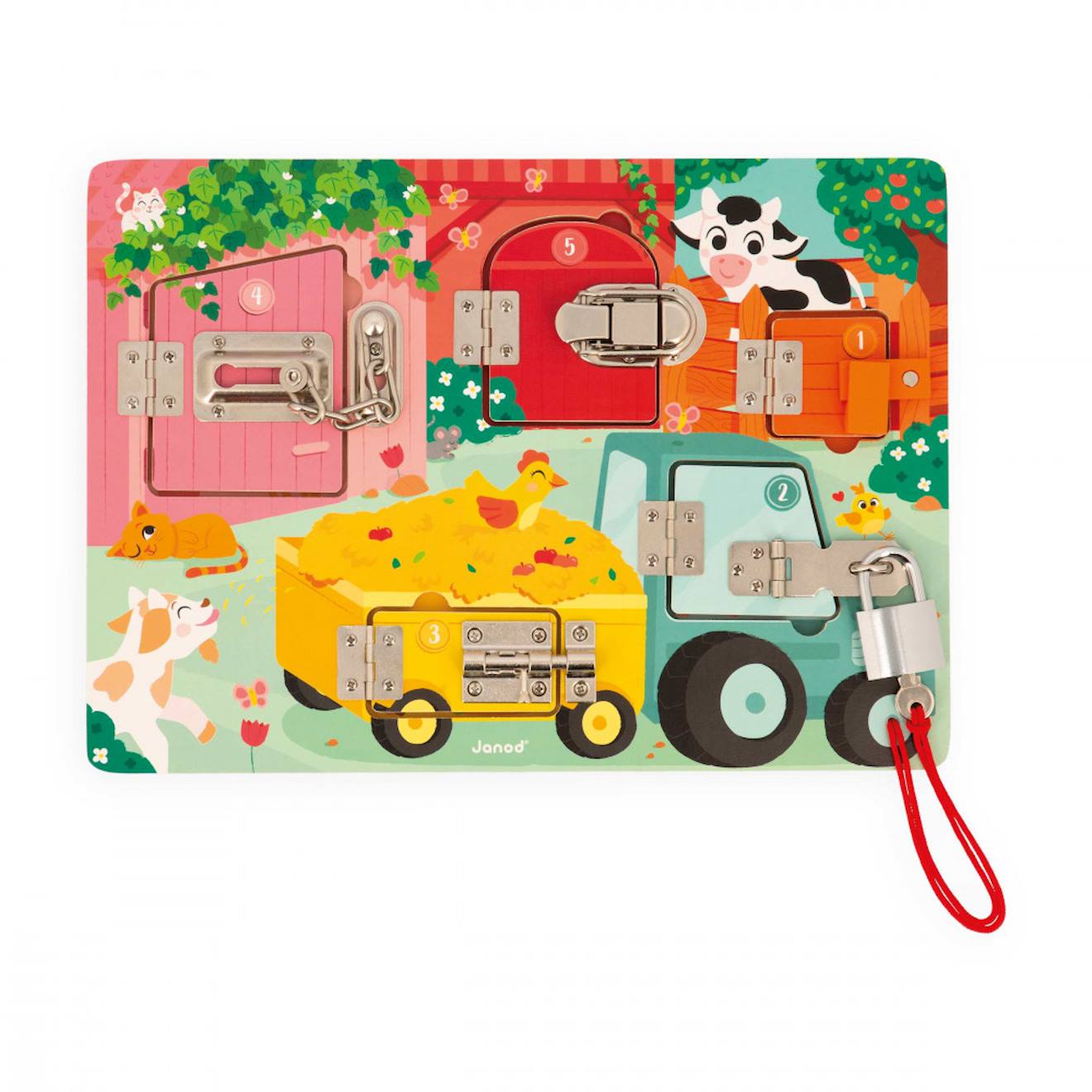 Planche À Cadenas La Ferme En Bois Fsc Multicolore